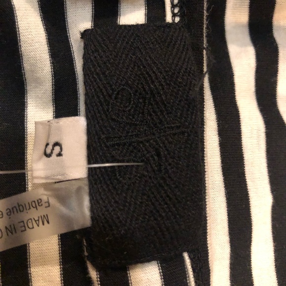 Stripe Mini Dress size Small Ruffle hem NWT - Picture 6 of 7